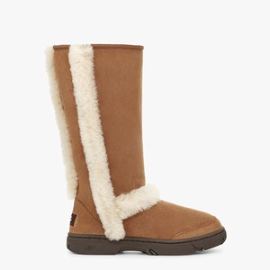 Ugg Sunburst Tall Women All-Weather Boots Brown (8359SIOXQ)